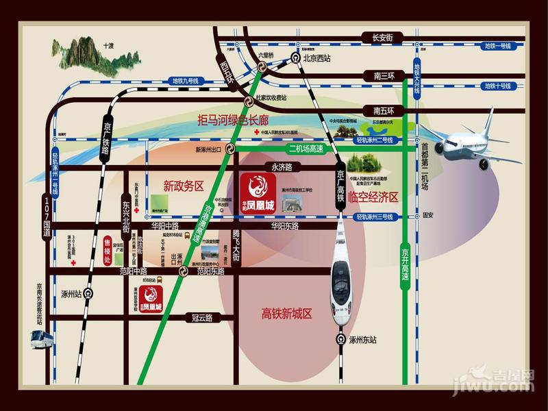 华阳凤凰城位置交通图