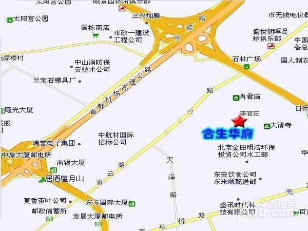 合生霄云路8号位置交通图图片