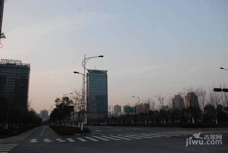 绿城蓝色钱江实景图图片