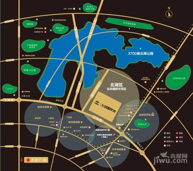 中国铁建北湖国际城位置交通图图片