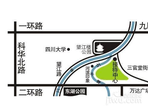 望江橡树林一期位置交通图图片
