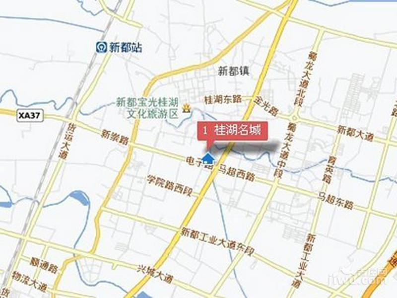 桂湖名城实景图图片