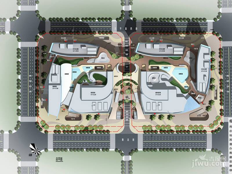 双楠尚品广场规划图图片
