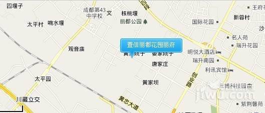 置信丽都花园丽府位置交通图0