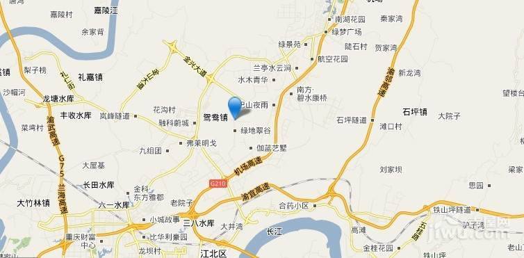 长江实业地产逸翠庄园位置交通图图片
