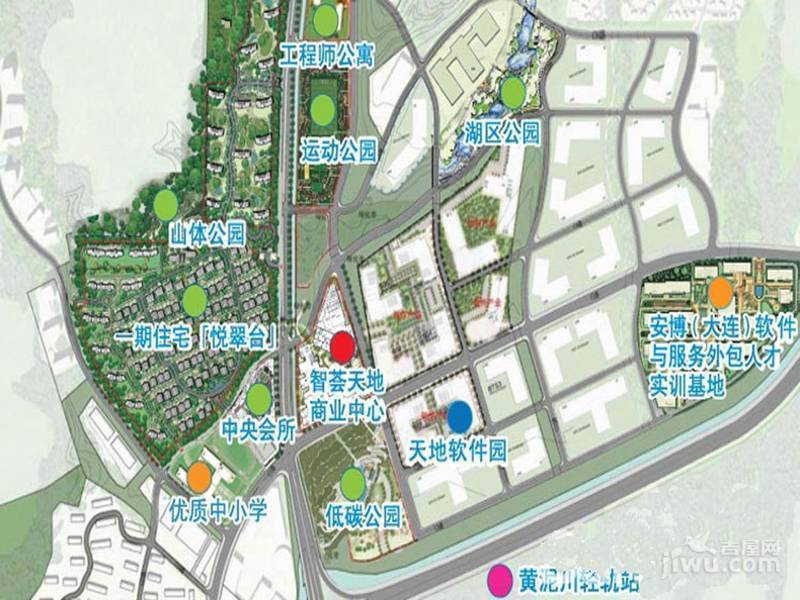 「大连天地」悦翠台规划图图片