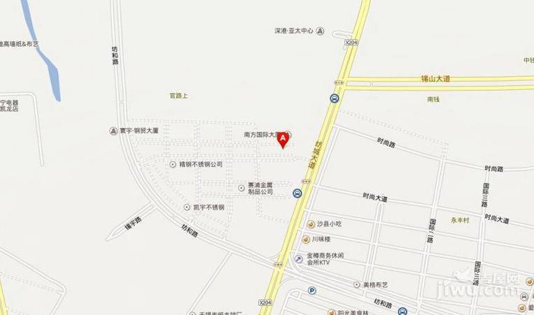 中国南方不锈钢国际交易中心位置交通图图片