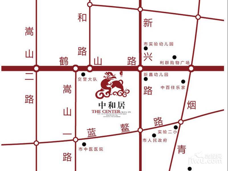 中和居位置交通图1