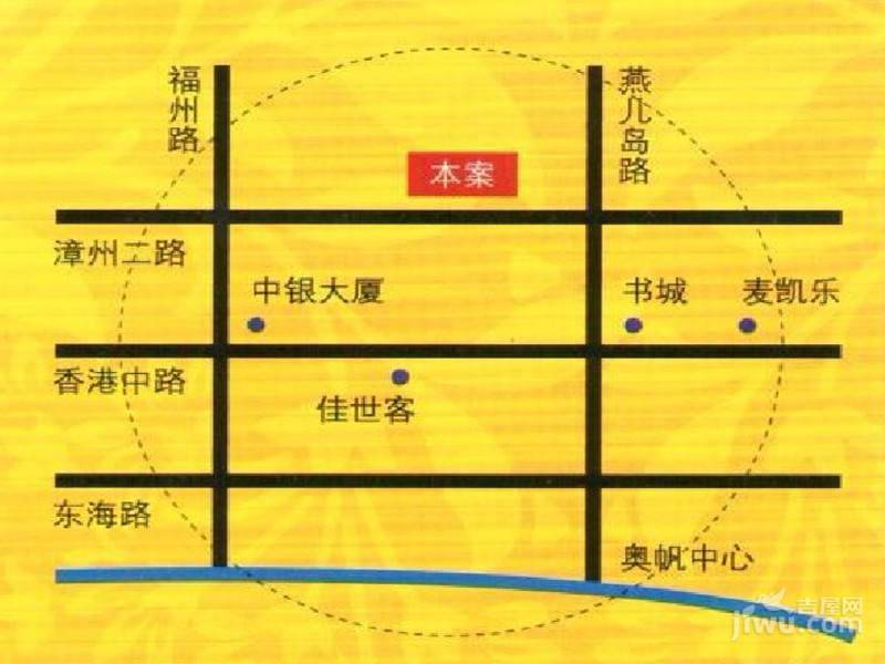 青岛宝门公寓位置交通图图片