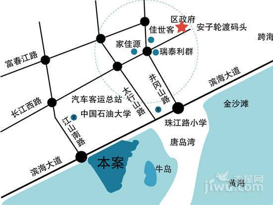 青岛海上嘉年华海洋之心位置交通图24