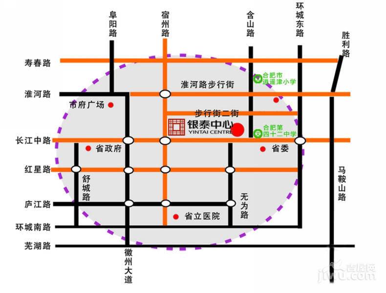 华侨广场位置交通图图片