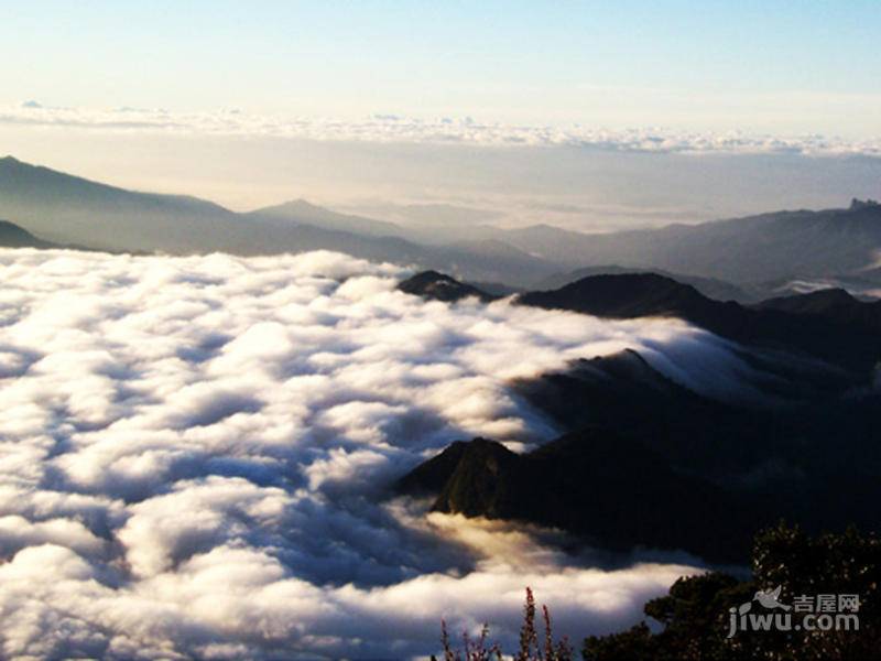 山水绿世界实景图图片