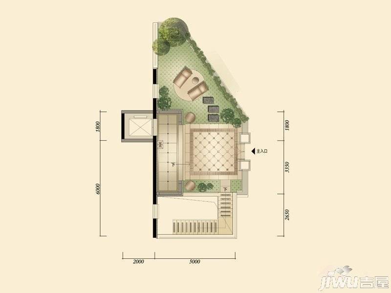 金隅78墅4室3厅3卫296㎡户型图