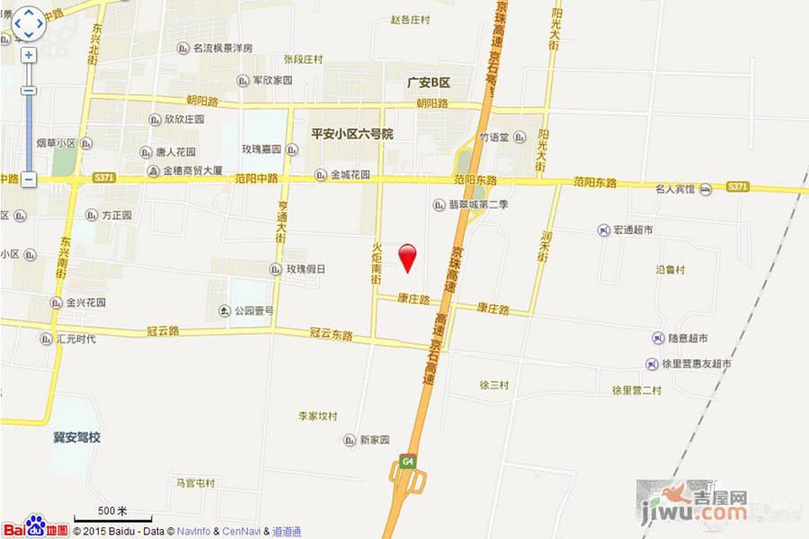 范阳凤凰城位置交通图图片