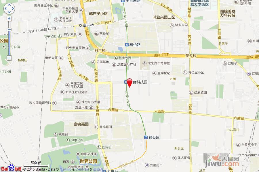 北京丰科万达广场位置交通图2