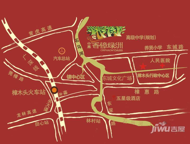 中惠香樟绿洲实景图图片