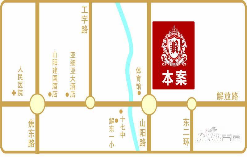中弘名珺城四期位置交通图