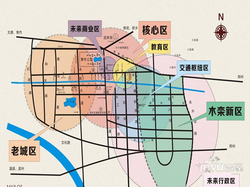 武陟县规划图图片