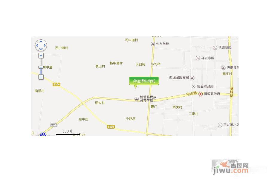 华谊博中商城位置交通图