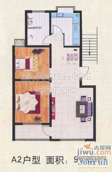 齐泰和谐家园3室2厅1卫115.4㎡户型图