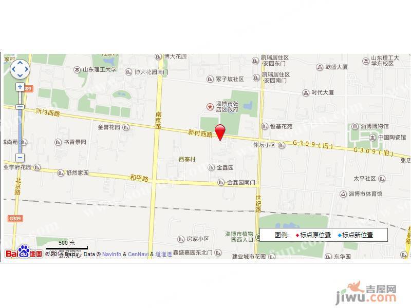 淄博市电子商务产业创新园·紫园大厦位置交通图图片