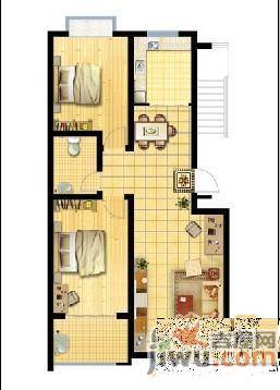 玉苑小区3室2厅1卫99.5㎡户型图