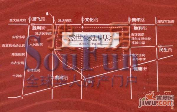 盛世豪廷位置交通图图片