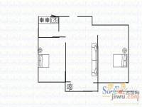 地震局宿舍2室2厅1卫户型图