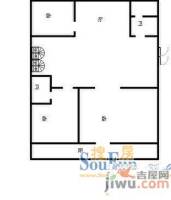 焦化厂宿舍3室2厅1卫户型图