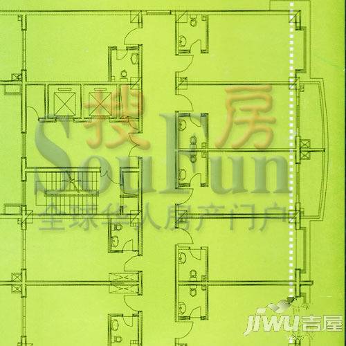 锋尚自由度1室0厅1卫45㎡户型图