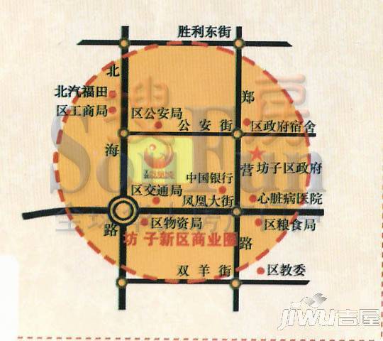 天润凤凰城位置交通图图片