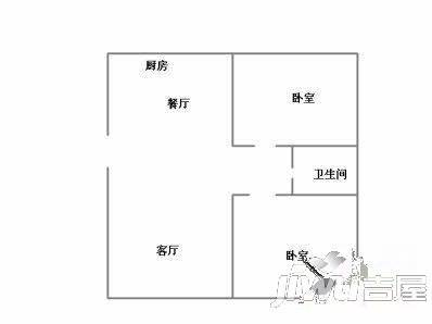 新华苑2室2厅1卫118㎡户型图