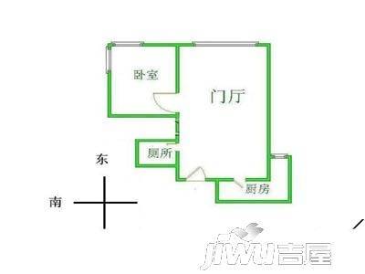 新华怡景园3室2厅1卫95㎡户型图