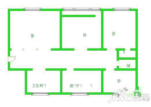 海正新苑3室2厅1卫150㎡户型图