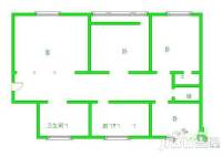 海正新苑3室2厅1卫150㎡户型图