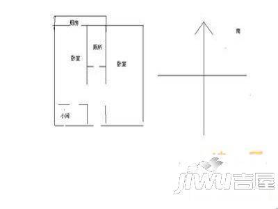 汇金苑小区2室2厅1卫户型图