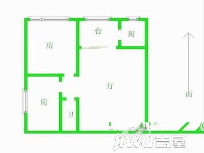 花福苑3室2厅1卫117㎡户型图