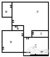 金色九州2室2厅1卫123㎡户型图