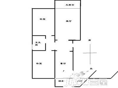 冠华小区3室2厅2卫168㎡户型图