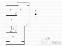 大邦小区2室1厅1卫76㎡户型图