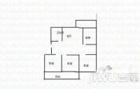 福寿园3室2厅1卫126㎡户型图