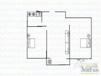 东苑南2室2厅1卫户型图