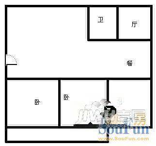 富华新村3室2厅2卫136㎡户型图