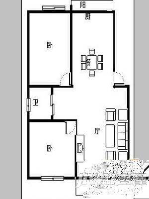 康桥水岸3室2厅2卫150㎡户型图