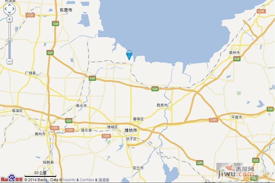 卓达潍坊生态产业新城位置交通图