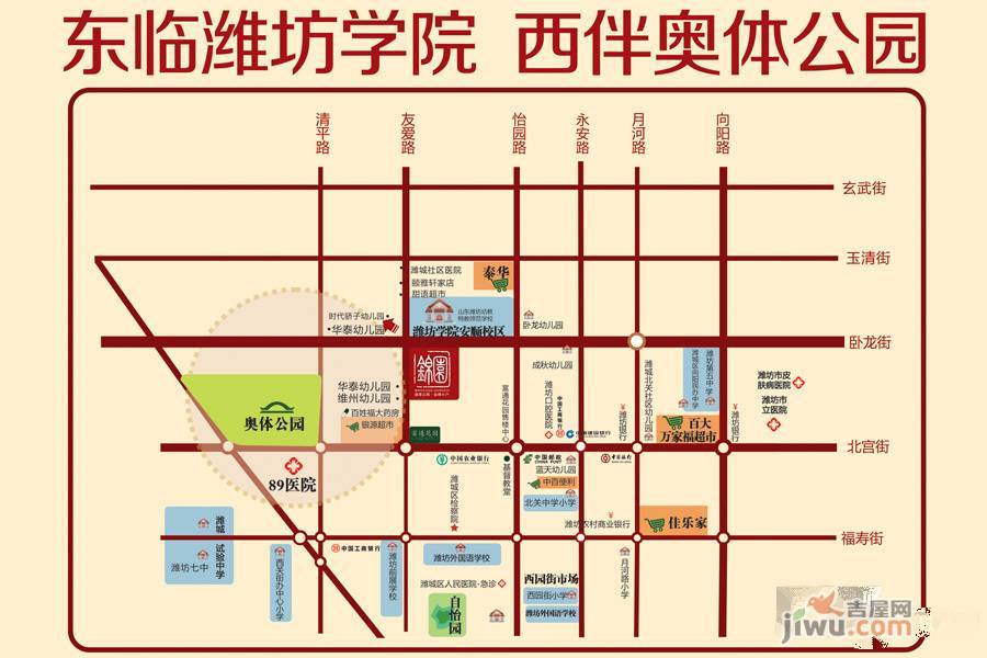朝阳锦园位置交通图