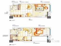 Max未来1室2厅2卫49㎡户型图