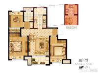 光明松江府2室2厅1卫90㎡户型图