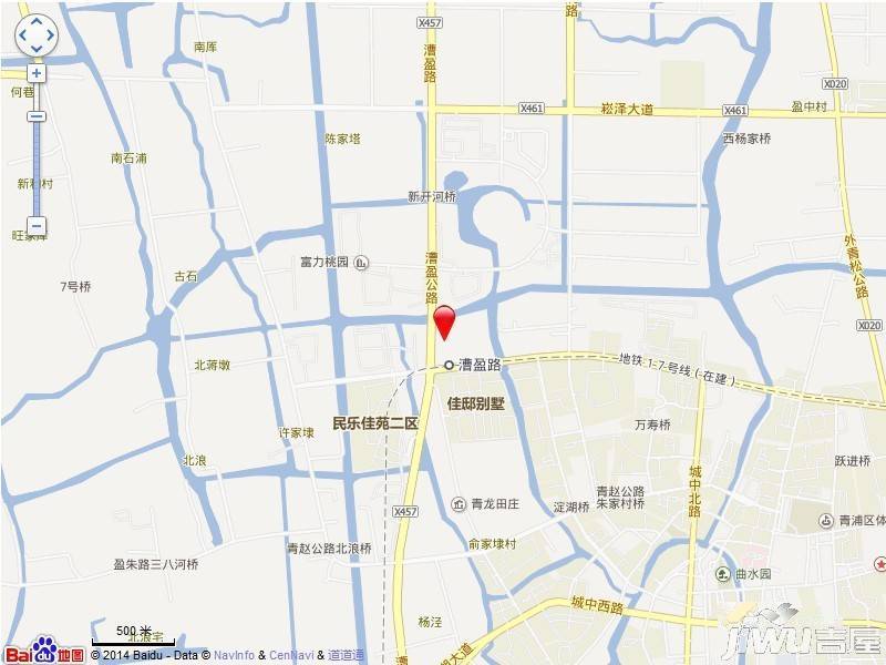 盈浦街道漕盈路东侧03A-02、03、03B-01、03C-01地块位置交通图