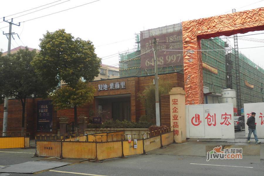 复地紫藤里实景图图片